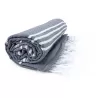 Fouta coton léger avec franges, séchage rapide, format 100 x 180 cm, 150 g/m²