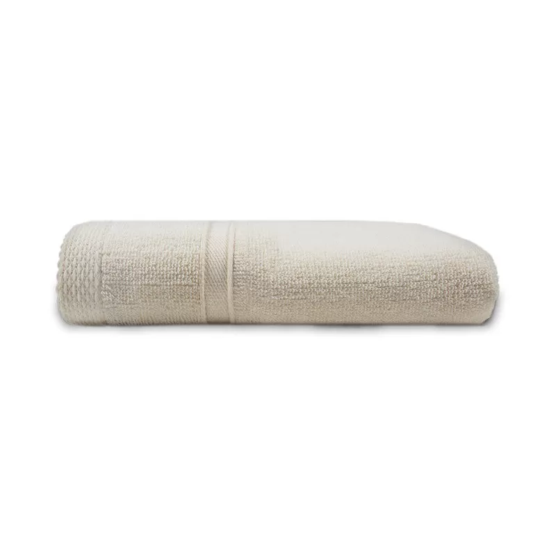 Serviette de toilette en coton et polyester recyclé, format 50 x 100 cm, 450 g/m²