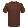T-shirt en coton organique coupe droite sans étiquette de marque, 180 g/m²