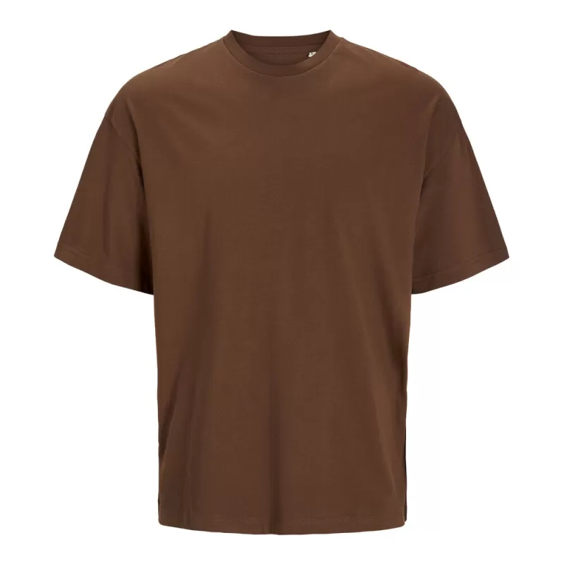 T-shirt oversize épaules tombantes en coton bio sans étiquette de marque, 180 g/m²