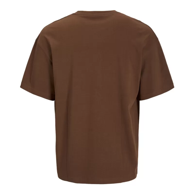 T-shirt oversize épaules tombantes en coton bio sans étiquette de marque, 180 g/m²
