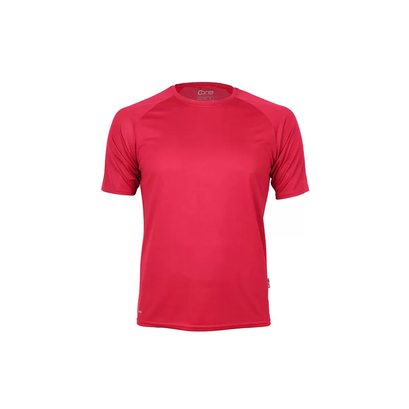 T-shirt de sport homme manches raglan en micro-polyester respirant, coupe ajustée, 135 g/m²
