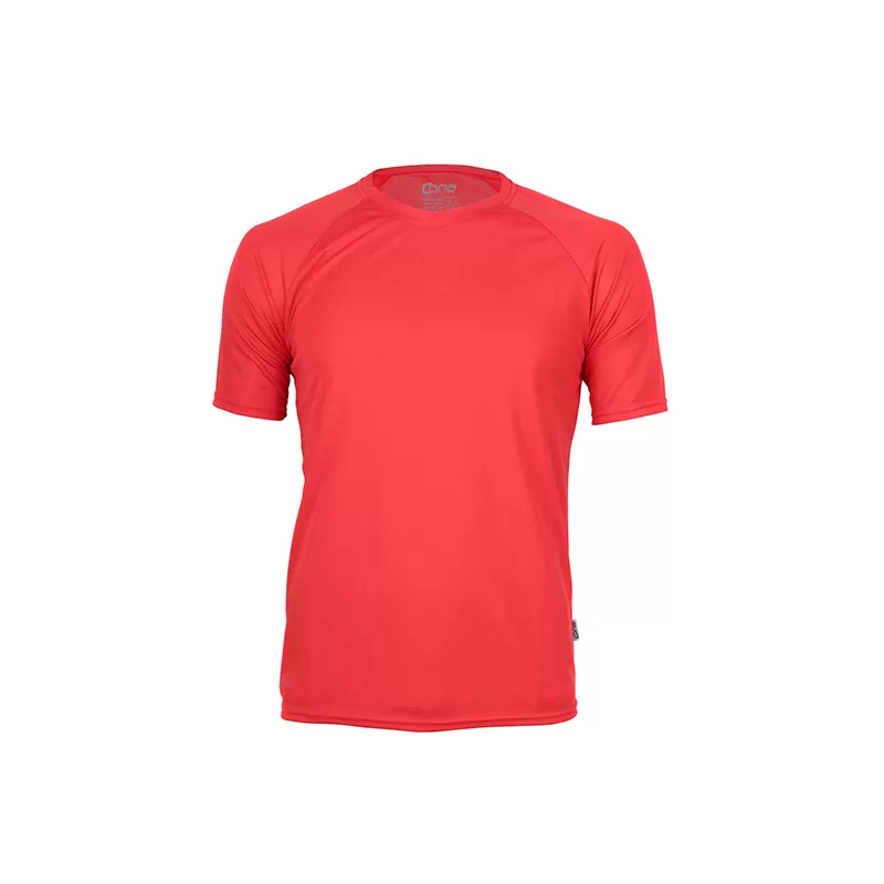 T-shirt de sport homme manches raglan en micro-polyester respirant, coupe ajustée, 135 g/m²