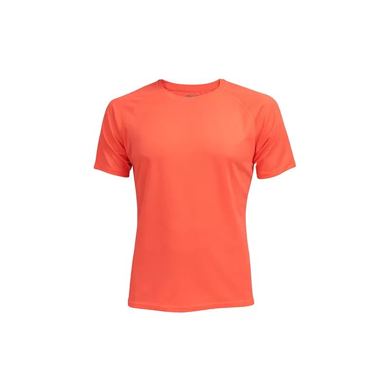 T-shirt de sport homme manches raglan en micro-polyester respirant, coupe ajustée, 135 g/m²