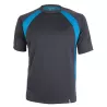 T-shirt de sport homme bicolore en micropolyester léger à manches courtes, 135 g/m²