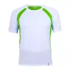 T-shirt de sport homme bicolore en micropolyester léger à manches courtes, 135 g/m²