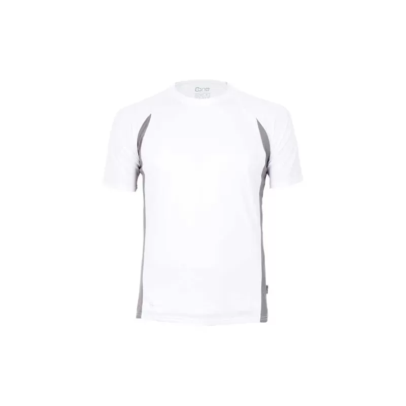 T-shirt de sport manches courtes micropolyester léger, coupe ajustée, manches raglan, 135 g/m²