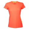 T-shirt de sport femme en micro-polyester respirant, coupe ajustée, manches montées, 135 g/m²