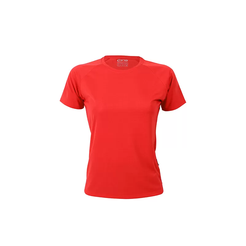 T-shirt de sport femme manches raglan en micro-polyester respirant, coupe ajustée, 135 g/m²