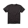 T-shirt en coton doux col rond manches courtes, étiquette imprimée, 160 g/m²