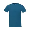 T-shirt en coton doux col rond manches courtes, étiquette imprimée, 160 g/m²