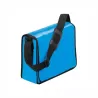 Sac à bandoulière en toile bâche de camion, grande poche à scratch