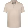 Polo homme classique coton biologique col polo, manches courtes, 180 g/m²