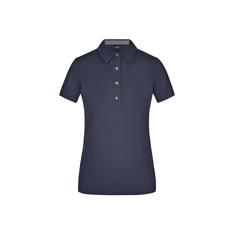 Polo femme fashion en coton fin piqué classique, 195 g/m²
