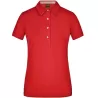 Polo femme fashion en coton fin piqué classique, 195 g/m²