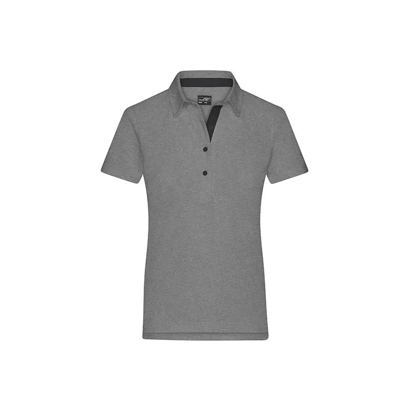 Polo femme fashion en coton fin piqué classique, 195 g/m²