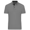 Polo homme fashion en coton fin piqué classique, 195 g/m²