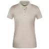 Polo de travail femme bio résistant manches courtes, 200 g/m²