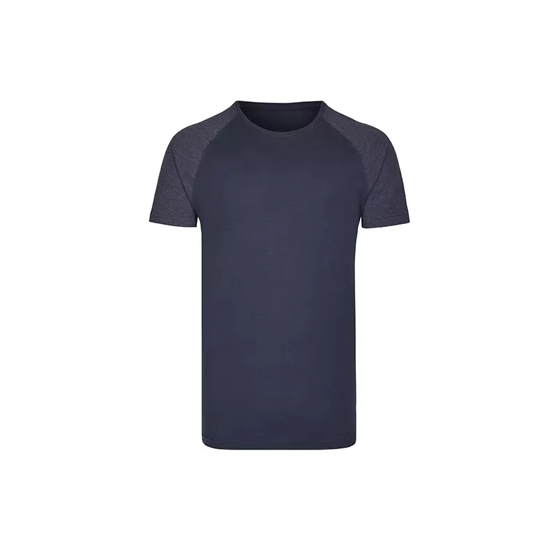 T-shirt coupe classique longue manches raglan en coton prérétréci, 160 g/m²