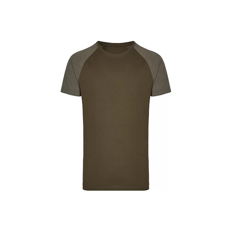 T-shirt coupe classique longue manches raglan en coton prérétréci, 160 g/m²