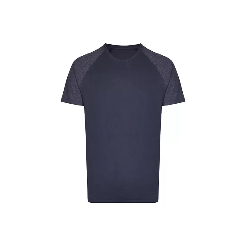 T-shirt homme manches raglan en coton prérétréci et lavé aux enzymes, 160 g/m²
