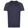 T-shirt homme manches raglan en coton prérétréci et lavé aux enzymes, 160 g/m²