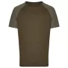 T-shirt homme manches raglan en coton prérétréci et lavé aux enzymes, 160 g/m²