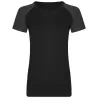 T-shirt femme manches raglan en coton prérétréci et lavé aux enzymes, 160 g/m²
