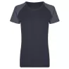 T-shirt femme manches raglan en coton prérétréci et lavé aux enzymes, 160 g/m²