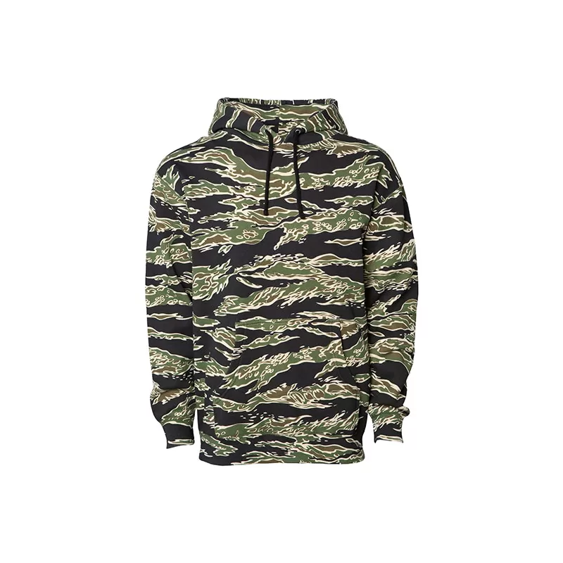 Sweat à capuche épais en coton et polyester, capuche en polaire, 330 g/m²