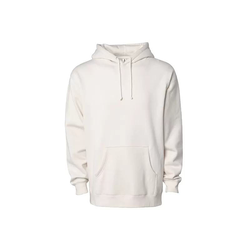 Sweat à capuche épais en coton et polyester, capuche en polaire, 330 g/m²