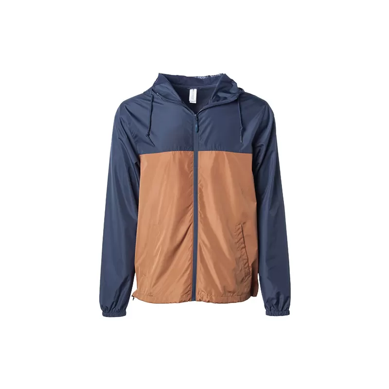 Veste coupe-vent et imperméable légère à capuche unisexe, 82 g/m²