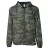 Veste coupe-vent et imperméable légère à capuche unisexe, 82 g/m²