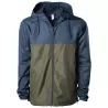 Veste coupe-vent et imperméable légère à capuche unisexe, 82 g/m²