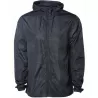 Veste coupe-vent et imperméable légère à capuche unisexe, 82 g/m²