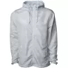 Veste coupe-vent et imperméable légère à capuche unisexe, 82 g/m²