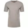 T-shirt unisexe coton-polyester col rond, manches courtes, 145 g/m²