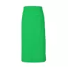 Tablier long sans bavette en coton avec poche avant, 200 g/m²