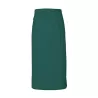 Tablier long sans bavette en coton avec poche avant, 200 g/m²