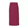 Tablier long sans bavette en coton avec poche avant, 200 g/m²