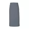 Tablier long sans bavette en coton avec poche avant, 200 g/m²