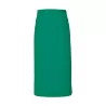 Tablier long sans bavette en coton avec poche avant, 200 g/m²