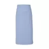 Tablier long sans bavette en coton avec poche avant, 200 g/m²