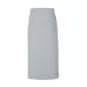 Tablier long sans bavette en coton avec poche avant, 200 g/m²