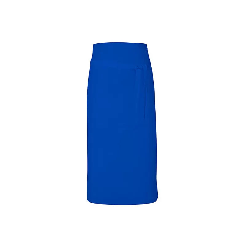 Tablier long sans bavette en coton avec poche avant, 200 g/m²