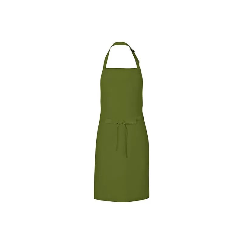 Tablier avec bavette multi-usages en coton et polyester renforcés, 200 g/m²