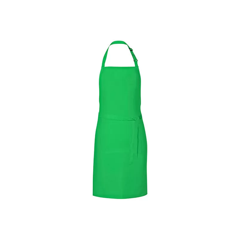Tablier de barbecue en coton et polyester sergé, poche avant, 200 g/m²