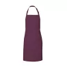 Tablier de barbecue en coton et polyester sergé, poche avant, 200 g/m²