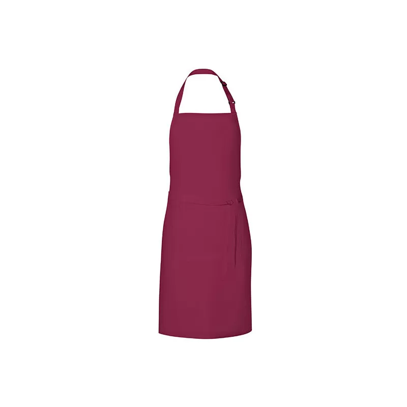 Tablier de barbecue en coton et polyester sergé, poche avant, 200 g/m²