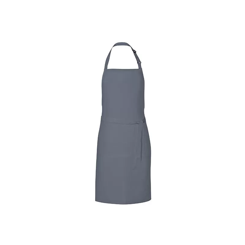 Tablier de barbecue en coton et polyester sergé, poche avant, 200 g/m²